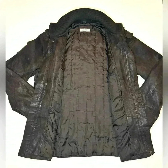 Vera Pelle Men’s Bata and More Vintage Brown Real Leather Jacket Size - Large - Picture 8 of 10